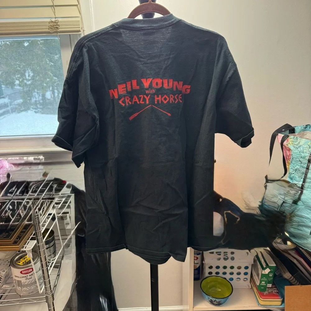 Neil Young and Crazy Horse 1996 Broken Arrow Tour T Shirt - Picture 1 of 4